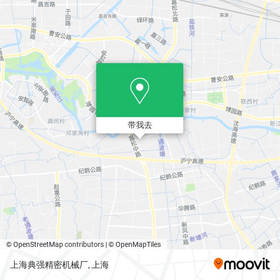 上海典强精密机械厂地图