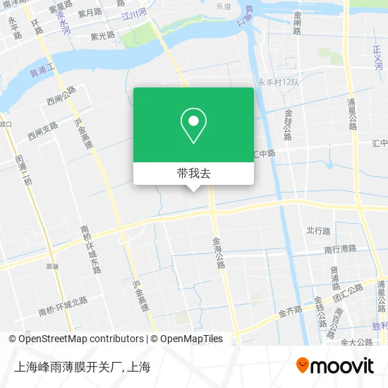 上海峰雨薄膜开关厂地图