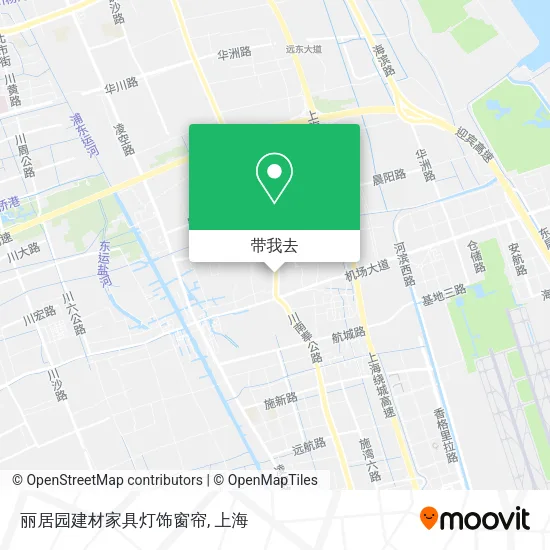 丽居园建材家具灯饰窗帘地图