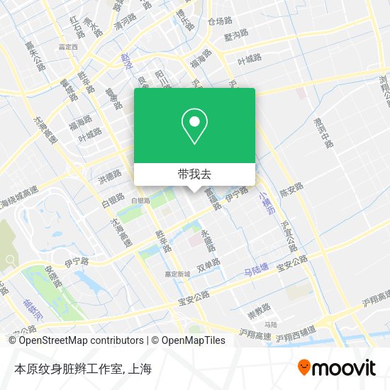 本原纹身脏辫工作室地图