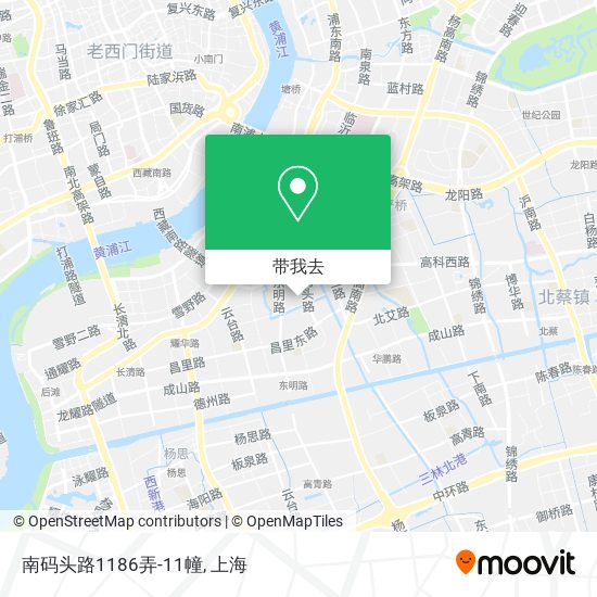 南码头路1186弄-11幢地图