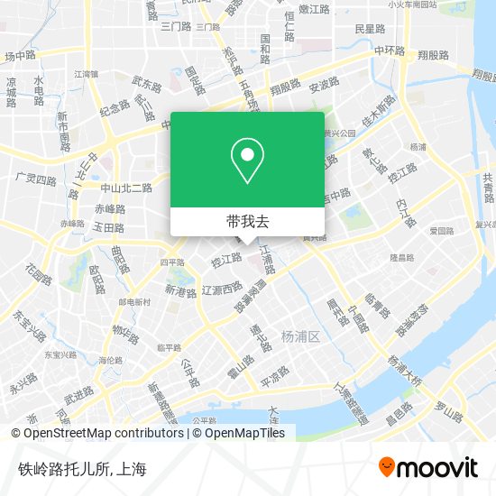 铁岭路托儿所地图