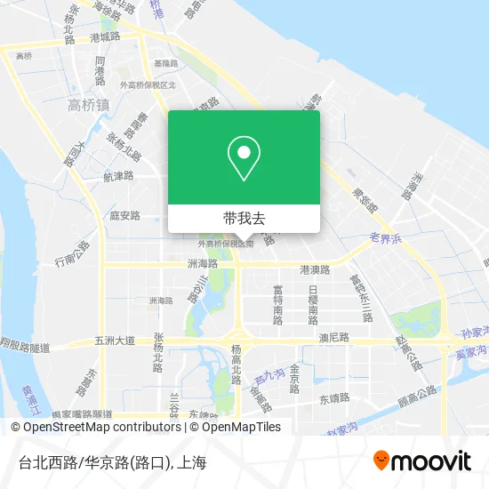 台北西路/华京路(路口)地图