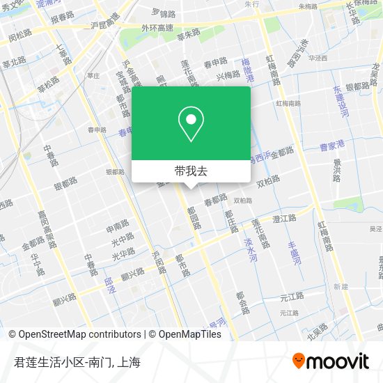 君莲生活小区-南门地图