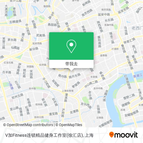 V加Fitness连锁精品健身工作室(徐汇店)地图