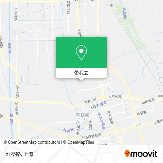 红亭路地图