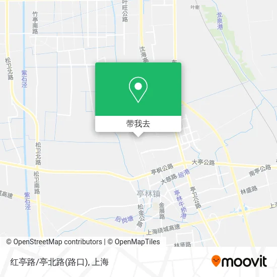 红亭路/亭北路(路口)地图