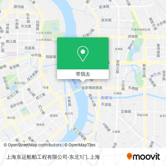 上海东运船舶工程有限公司-东北1门地图