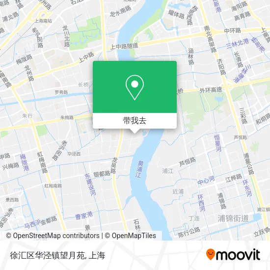 徐汇区华泾镇望月苑地图