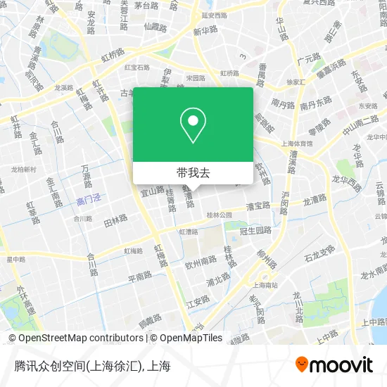 腾讯众创空间(上海徐汇)地图