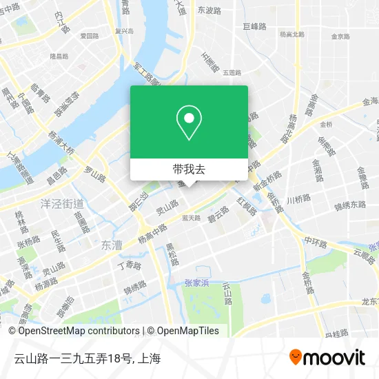 云山路一三九五弄18号地图