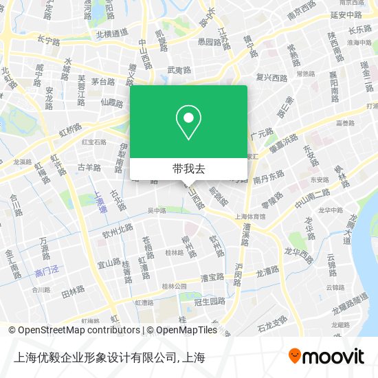 上海优毅企业形象设计有限公司地图
