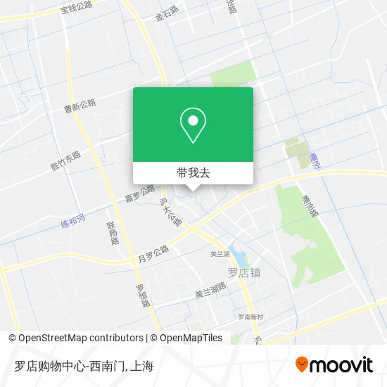 罗店购物中心-西南门地图