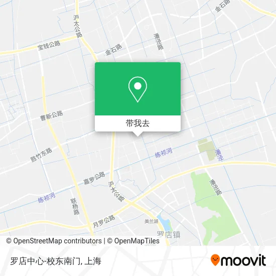 罗店中心-校东南门地图