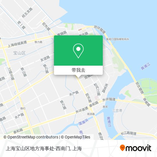 上海宝山区地方海事处-西南门地图