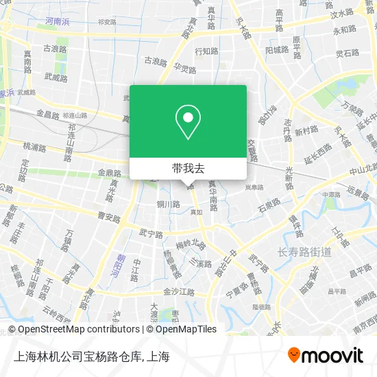 上海林机公司宝杨路仓库地图