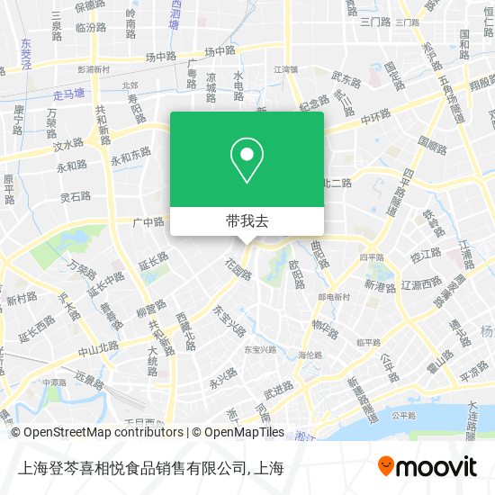 上海登芩喜相悦食品销售有限公司地图