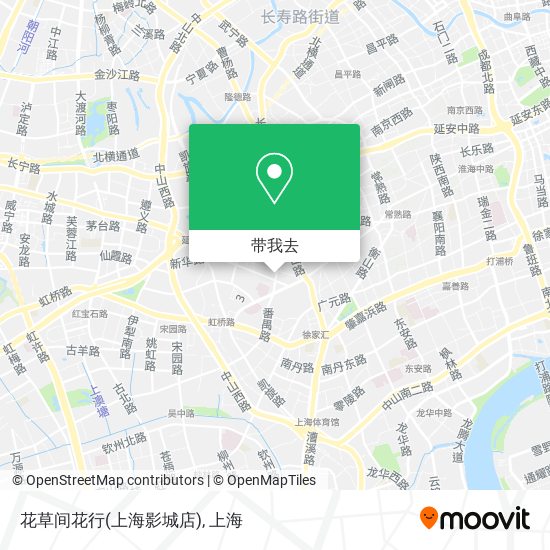 花草间花行(上海影城店)地图