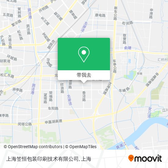 上海笠恒包装印刷技术有限公司地图