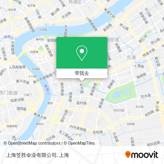 上海笠胜伞业有限公司地图
