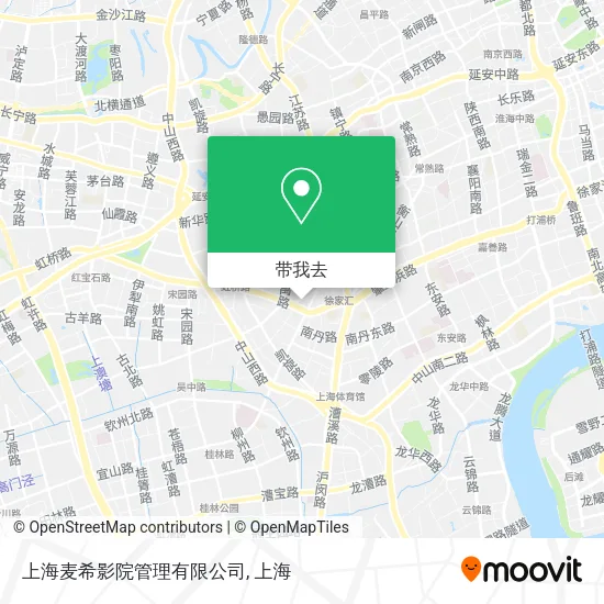 上海麦希影院管理有限公司地图
