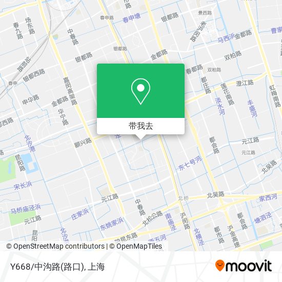 Y668/中沟路(路口)地图