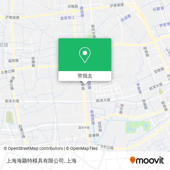 上海海颖特模具有限公司地图