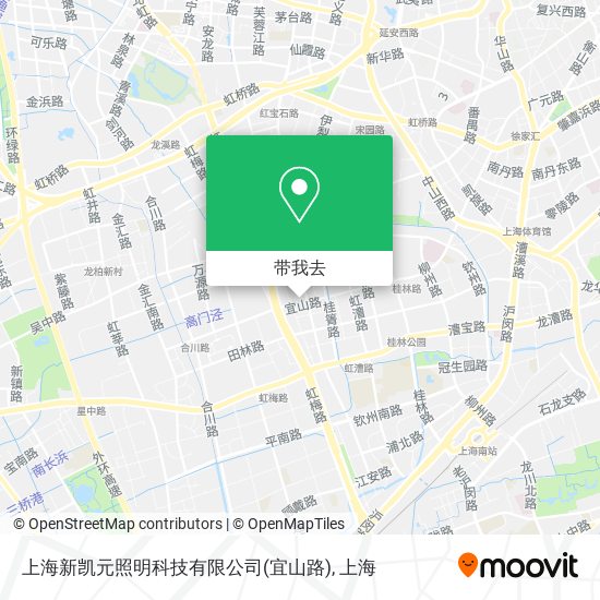 上海新凯元照明科技有限公司(宜山路)地图