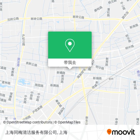 上海同梅清洁服务有限公司地图