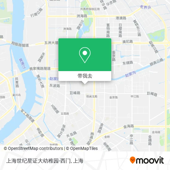 上海世纪星证大幼稚园-西门地图
