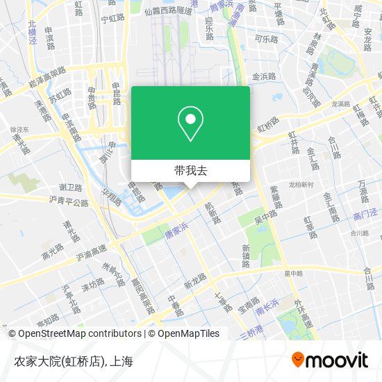 农家大院(虹桥店)地图