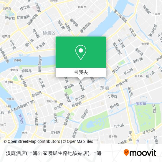 汉庭酒店(上海陆家嘴民生路地铁站店)地图