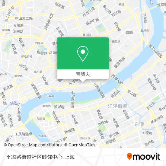 平凉路街道社区睦邻中心地图