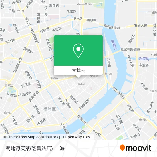 蜀地源买菜(隆昌路店)地图
