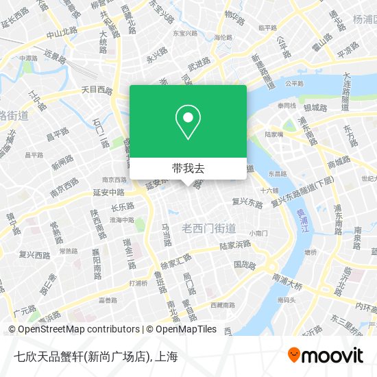 七欣天品蟹轩(新尚广场店)地图