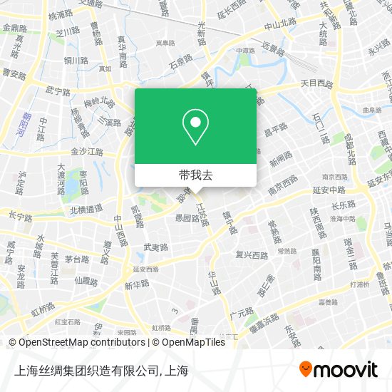 上海丝绸集团织造有限公司地图