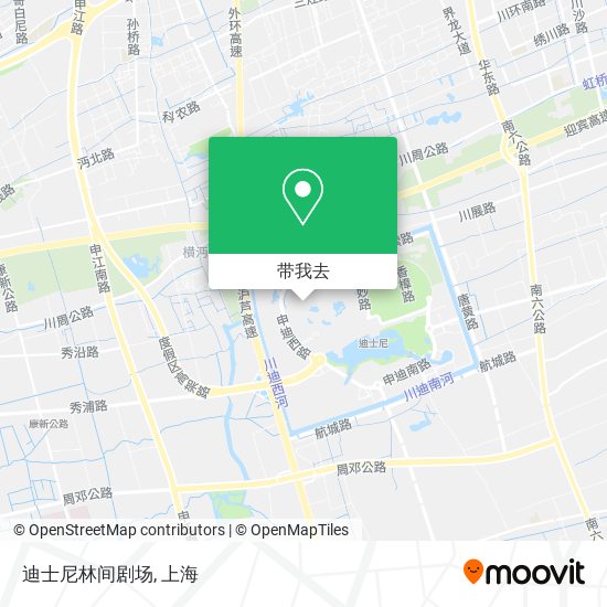 迪士尼林间剧场地图