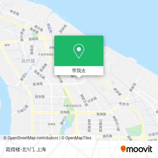 菀熠楼-北1门地图