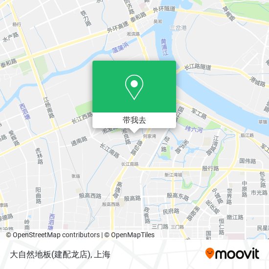 大自然地板(建配龙店)地图