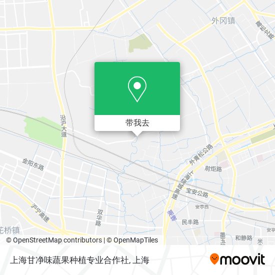 上海甘净味蔬果种植专业合作社地图