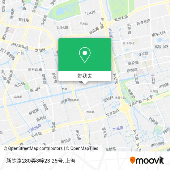 新陈路280弄8幢23-25号地图