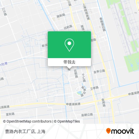 曹路内衣工厂店地图