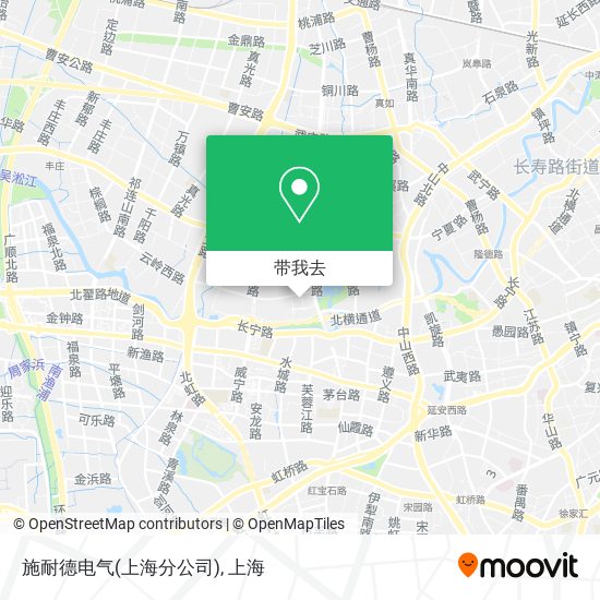 施耐德电气(上海分公司)地图