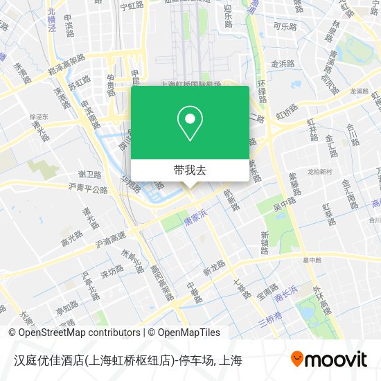 汉庭优佳酒店(上海虹桥枢纽店)-停车场地图