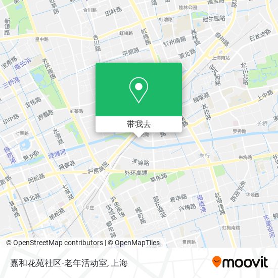 嘉和花苑社区-老年活动室地图
