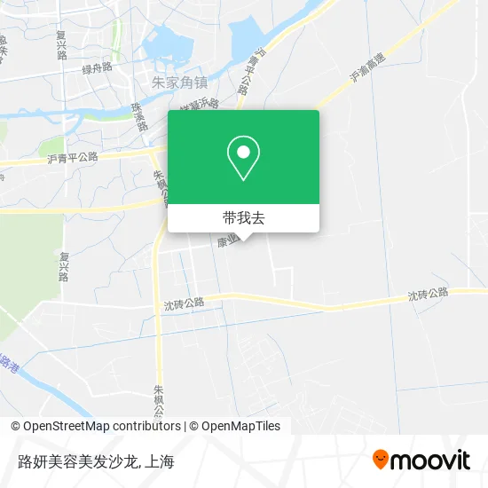 路妍美容美发沙龙地图