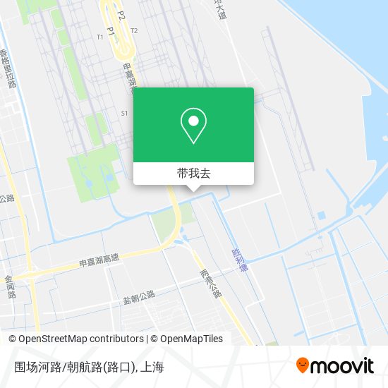 围场河路/朝航路(路口)地图