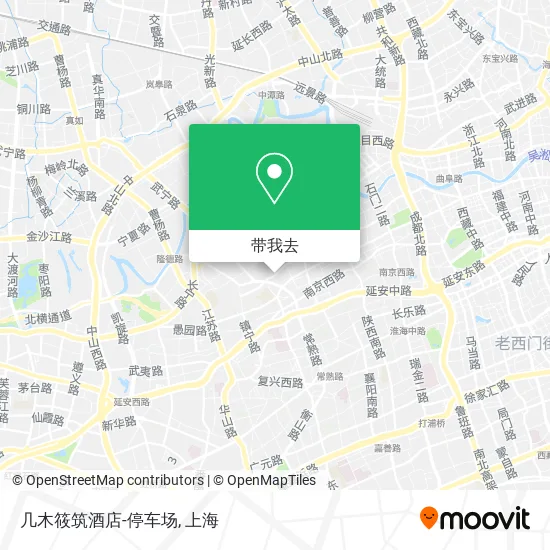几木筱筑酒店-停车场地图