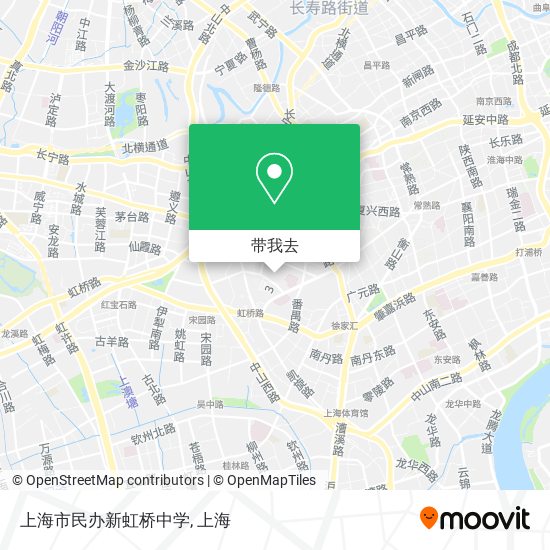 上海市民办新虹桥中学地图