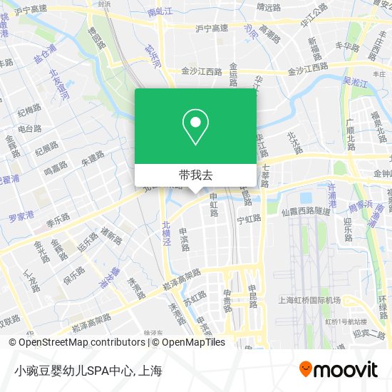 小豌豆婴幼儿SPA中心地图
